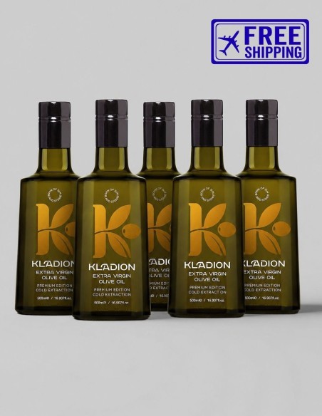 6x Extra Virgin Olive Oil Premium Bottle 500ml